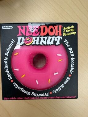 Viral Schylling Needoh Pink DohNut Swappable frosting NWT